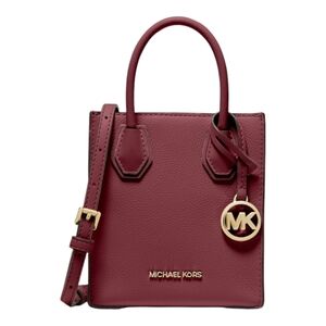 Michael Kors Mercer Extra-Small Pebbled‎ Leather Crossbody Bag
